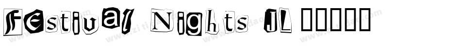 Festival Nights JL字体转换